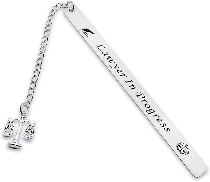 Law School Supplies Lawyer Gifts for Women Men Attorney Bookmark for Future Lawyer to Be Graduation Back to School Lawyers Students Judges Friends Birthday Christmas Valentine's Day Fathers Day Gift