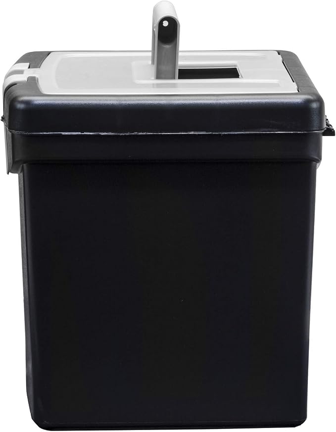 Storex File Storage Box Translucent Storage Lid, Black, 2-Pack