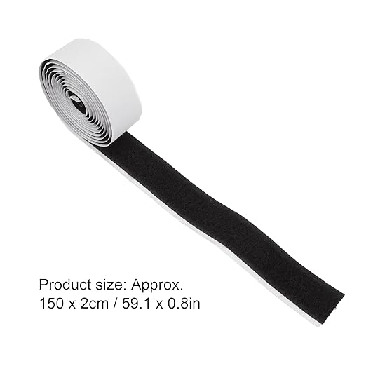 Self Adhesive Hook and Loop Tape, 4pcs Can Be Cut to Any Length Tape 150 X 2cm 59.1 X 0.8inch