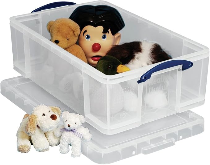 Really Useful Clear 50L Plastic Storage Box 710x440x230mm KING50C