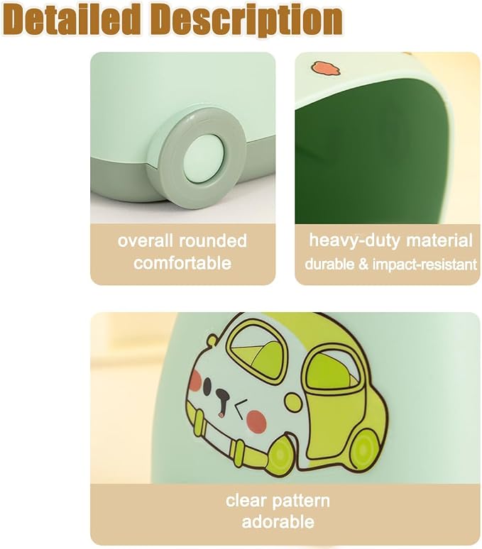 Cute Car Pen Holder Cute Kid Pen Holder for Desk Adorable Car Organizer, Car Pencil Holder Organizer Gifts Fit for Women Man Children (Green)