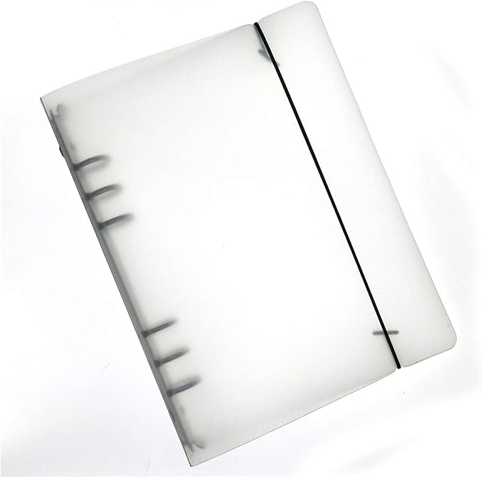 A5 PP Binder with Pages & Binder Pocket Set, White