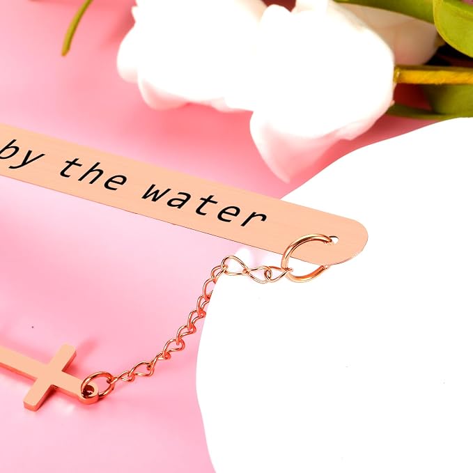 Baptism Gifts for Girls Boys 2026 Christian Bookmark Gifts for Teens Baptism Christening Gift for Godchild Goddaughter Godson Baby Girl Adult Baptism Gift for Women
