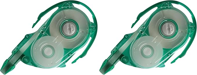 Tombow 68666 Mono Refillable Correction Tape Refill, White 1 Count (Pack of 2)