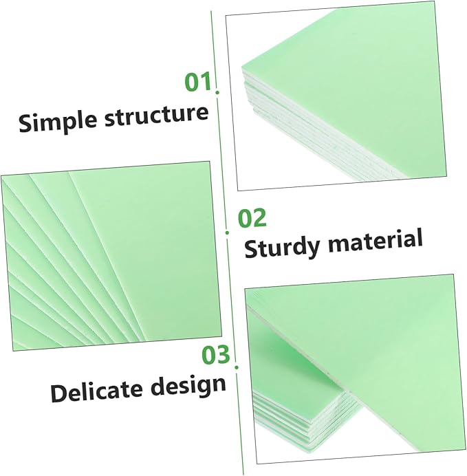 Gadpiparty 10pcs Large Foam Boards Diy Blank Poster Boards Craft Foam for Handmade Projects Cosplay Props