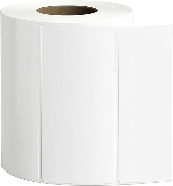 STT41P, Thermal Transfer Labels 4'' X 1'' General Use Label with Perf, Labels Per Roll: 5500, Rolls Per Carton: 4, Labels Per Carton: 22000
