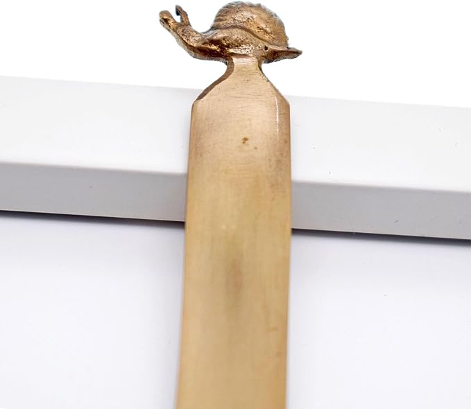 BLBMH Metal Bookmarks Birthday Gifts Unique Valentine's Day Teacher Appreciation Gifts for Women Men Readers Book Lovers - Snail