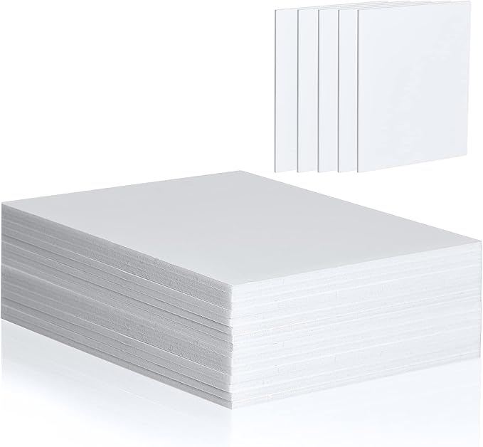 16Pcs 16.5" x 11.75" White Foam Board 3/16" Thickness, A3 White Poster Board Foam Core Backing Board for Projects, White Mat Boards for Art Presentations Crafts Display