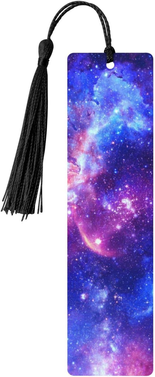 Galaxy 5pcs Wood Bookmarks with Tassel for Planner Reading Book Lovers Accessory Readers Men Women 4.6 X 1.2 Inch