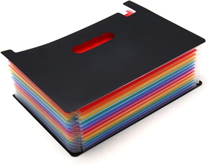 Expanding File Folder 36 Pockets, Large Capacity Multicolored Portable Accordion A4 Document Organizer – Works on Letter Size and A4 Size for Home/Office/Business/Study