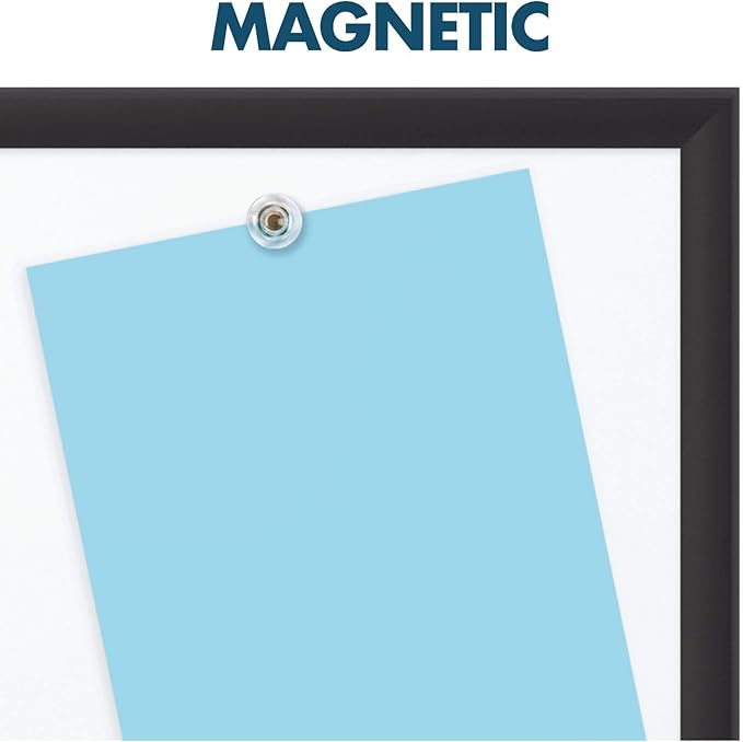 Quartet Magnetic Porcelain Whiteboard, 8' x 4' White Board, Premium, Duramax, Black Aluminum Frame (2548B)