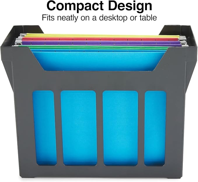Staples File Caddy with File Folders