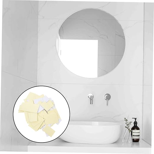 Alipis Double Sided Adhesive Dots Double Sided Tape for Mirrors Heavy Duty Adhesive Squares Water and Heat Resistant Easy Removal
