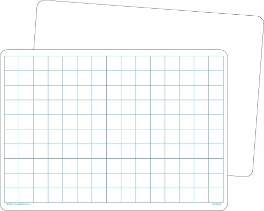 Teacher Created Resources Math Grid Dry Erase Boards (TCR77253)