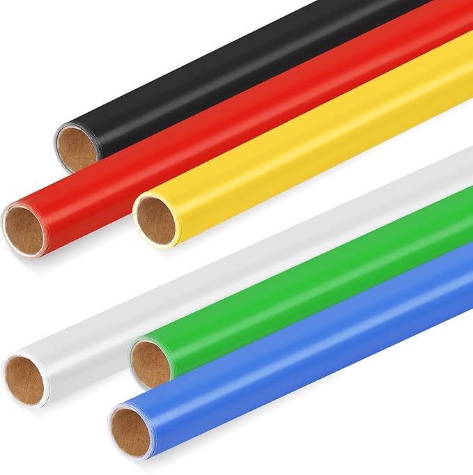 Skyygemm 6 Rolls Bulletin Board Paper Fade Resistant Colored Bulletin Board Paper Roll Bulk for Art Decor Drawing Craft Painting(4 x 24 ft,Rainbow)