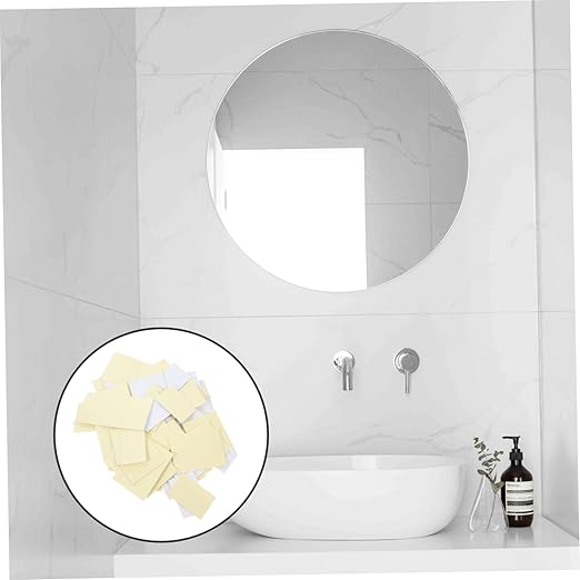 Alipis 100pcs Double Sided Adhesive Tape Heavy Duty Sticky Mounting Pads for Hooks No Traces Strong Adhesion for Home Office Use