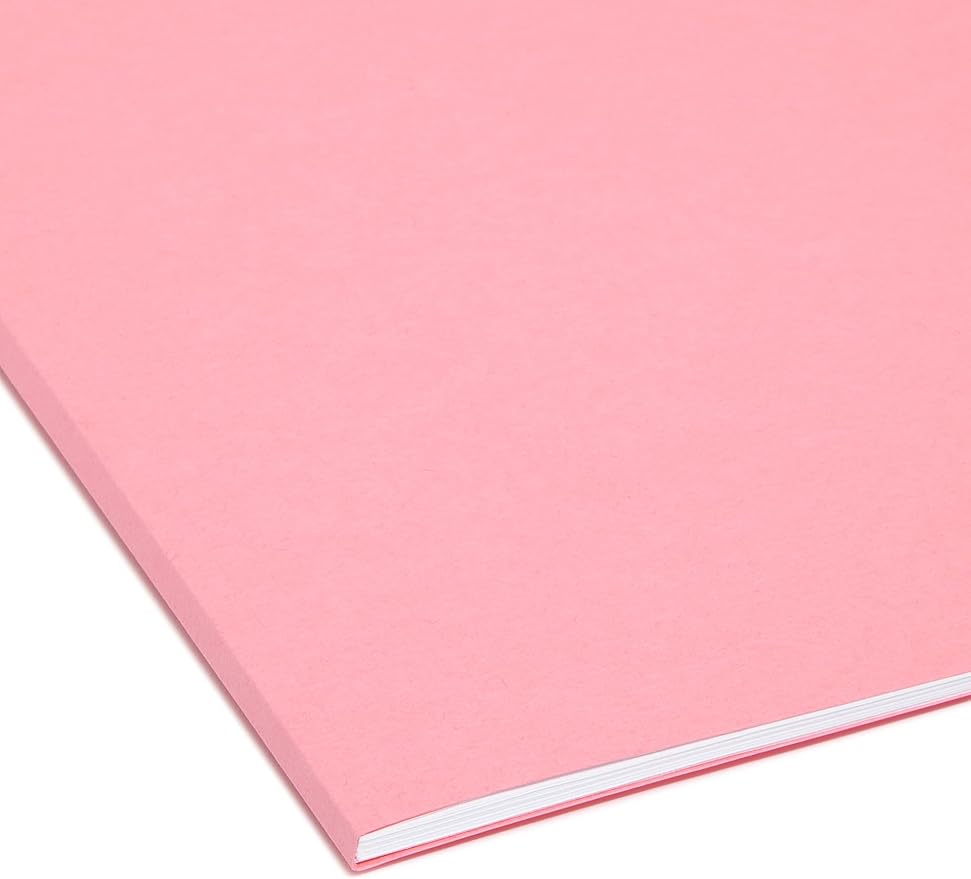 Smead Interior File Folder, 1/3-Cut Tab, Letter Size, Assorted Jewel-Tone Colors, 100 per Box, Expandable File Folders for Filing Cabinet