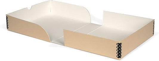 Gaylord Archival Tan Clamshell Preservation Box - 10 1/4W x 15 1/4L x 3" H