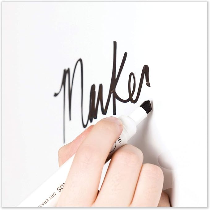 U Brands PINIT Magnetic Dry Erase Board White Board, 96" x 48" Inches, Silver Aluminum Frame