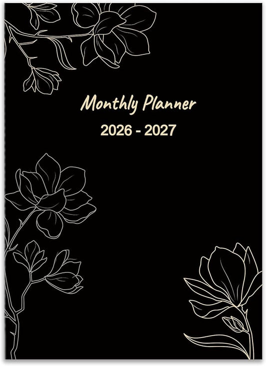 2026-2027 Monthly Planner - Month Calendar from July 2026 - December 2027, Monthly Planner 2026-2027 Easy to Organize Your Daily Life, 7" x 10", Black