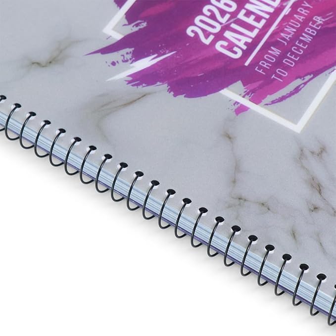 RE-FOCUS THE CREATIVE OFFICE 2026 Annual Calendar Planner 13 month with To-Do Lists between each month for Tasks, Notes or Appointments. Heavyweight Paper with Tabs. Durable, Sturdy Calendar Planner cover resistant to bending, breaking, or ripping. Dat...