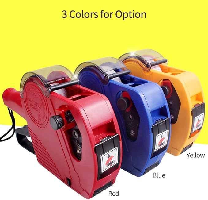 Irfora MX-5500EOS Handheld 8 Digits Price Labeller Label Maker Pricing Hine with Label Roll & Ink Roller for Office Supermarket Retail Shop Grocery Store