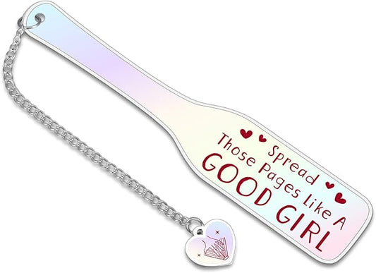 Funny Book Lover Gifts for Women Men, Dark Romance Book Merch for Teen Girls Boys Adult Bookish Gifts Good Girl Bookmark, Book Accessories for BookNerds Bookworm Book Lover Funny Bookmark