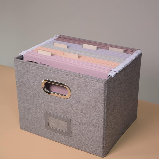 5Pcs A4 Sized Suspension Folder Hanging File Folders with Tabs Colorful Documents Organizer Office School Desktop File Storage