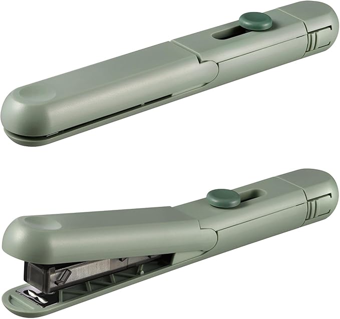 Max Stapler Stick Shape Motic Dull Color Olive Green HD-10SK/G