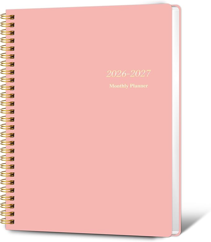 Monthly Planner 2026-2027, 2026 Calendar 24 Months Planner, JAN 2026 - DEC 2027, 7.4"x9.4", Personal Organizer with Monthly Goals, To-Do List, Habit Tracker, 24 Monthes for School Office Home Planning