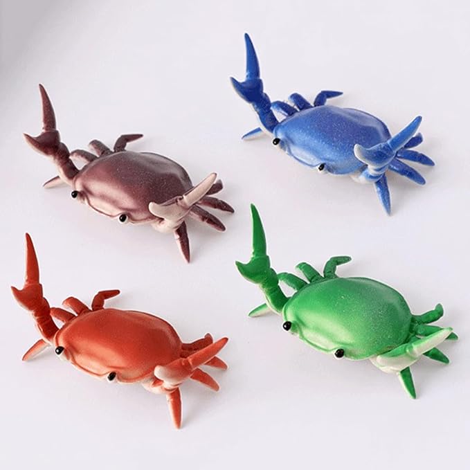 Crab Pen Holder,Cute Storage Rack Creative Desk Pen Stand Weightlifting Crabs Pen Rack Office Home Desktop Decoration Stationery Gift,Pencil Holders Desk Supplies Holders and Dispensers (Blue)
