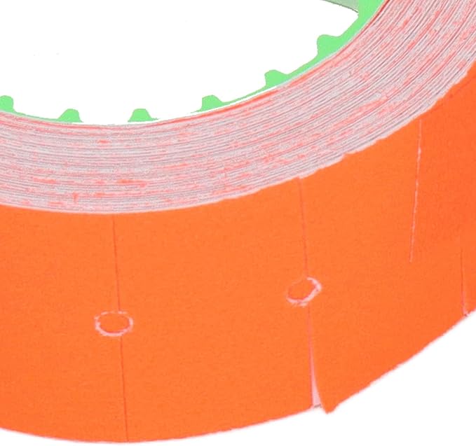 Pricing Labels, 30 Rolls 15000 Price Gun Labels for Mx-5500 M5500 White Price Marker Stickers Label Paper Tag Labels 21x12mm(Red)