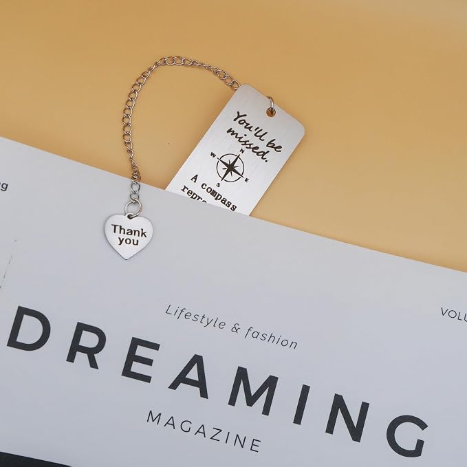Christmas Stocking Stuffers Coworker Leaving Gifts for Women Men Farewell Gifts for Coworkers Friends Retirement Goodbye Gifts for Colleagues Boss Thank You Bookmark for Employee Leader Teachers