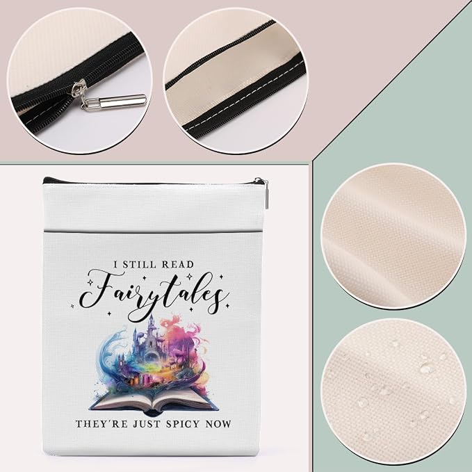 Fairytales Book Sleeve Romance Book Cover Book Lovers Gifts Book Club Gifts Bookish Gifts Book Protector Reading Gifts Book Gifts for Readers Librarian Mothers Day Graduation Birthday Gifts