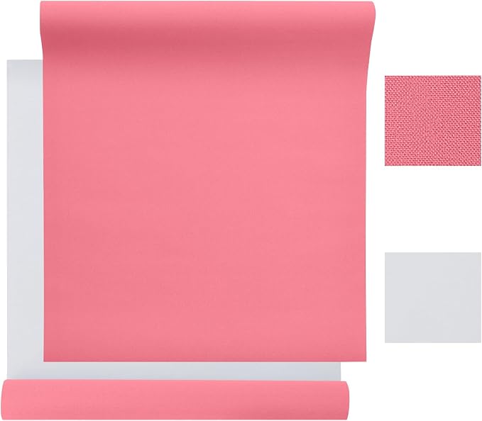 Book Cloth,17x55”,bookcloth,Cloth Book Cover,Fabric Book Cover, Fabric Surface and Paper Backed,Book Binding Cloth,Book Cloth for Book Binding,Bookbinding Supplies (Bright Pink,17in x 55in)