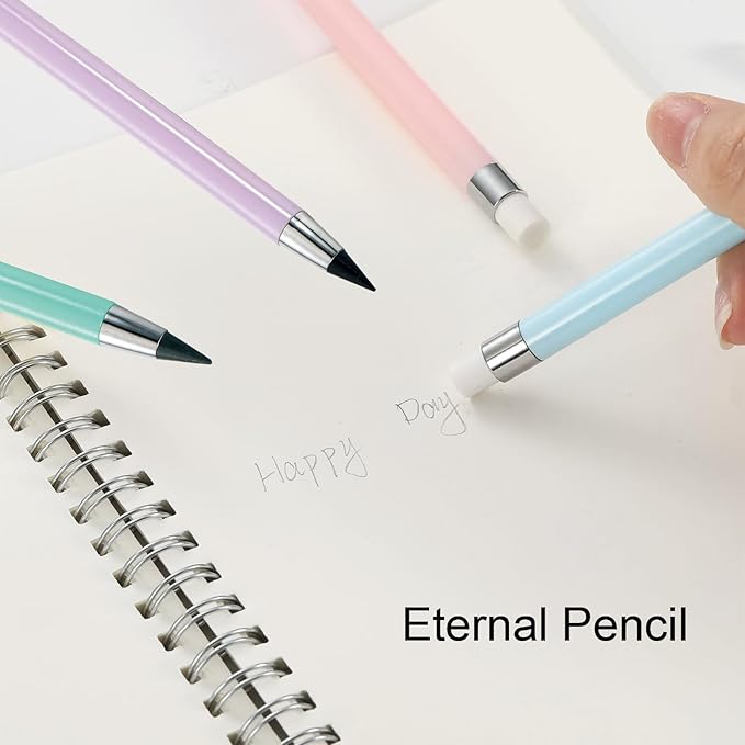 MOZXIRZ 6 Pcs Cute Purple Stationery Set for Women Back to School Supplies Office Supplies Including Gel Ink Pens 6-in-1 Ballpoint Pens Pencil Eraser (Purple)