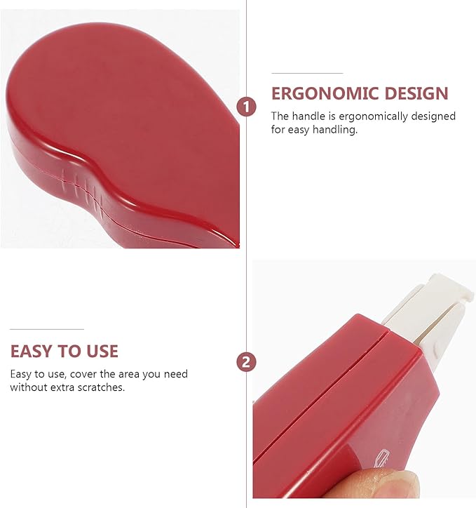 VILLCASE 6pcs Correction Tape Set for School Students, Portable Adhesive Writing Corrector Tapes, Vintage Style, Large Capacity for Classroom and Office Use