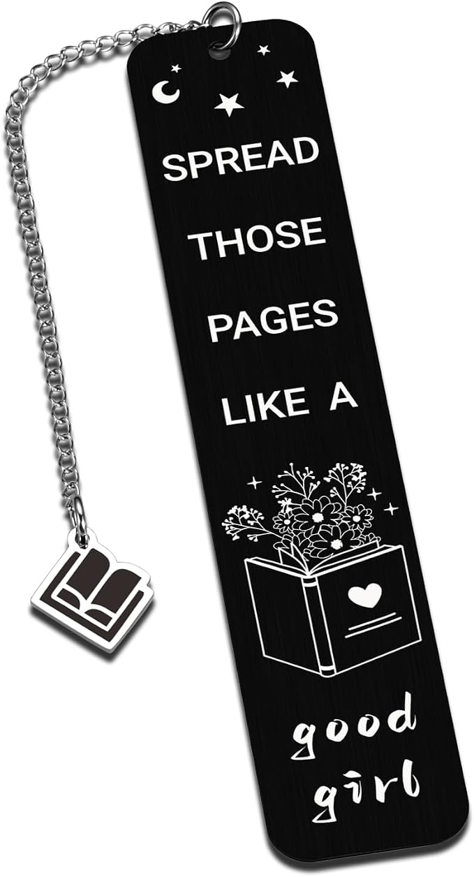 Funny Book Marks for Reading Women, Dark Romance Spicy Bookmarks for Women Girls Adult Metal Bookmark for Book Lovers Bookish Bookworm Book Accessories Christmas Birthday Gift Basket Stuffers