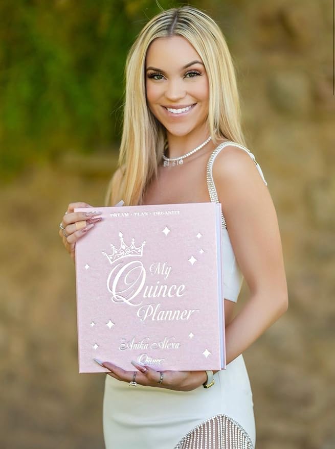 My Quince Planner by Anika Alexa Helps you Dream, Plan, and Organize Every Detail of your Dream Quinceañera - 3 Ring Hardcover