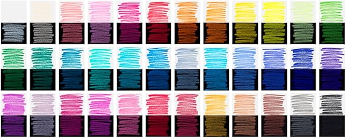 Faber-Castell Black Edition Colored Pencils - 36 Count, Black Wood and Super Soft Core Lead, Neon and Pastel Color Pencil Set, Spring Craft Supplies & Colored Pencils for Adult Coloring Book