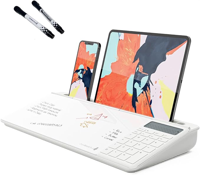 DeskBoard Buddy (White with Calculator)