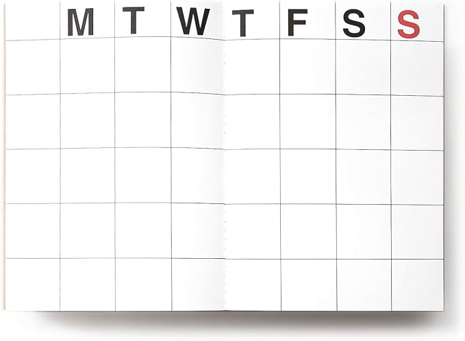 JSTORY Large Monthly Planner Lays Flat Undated Year Round Flexible Cover Goal/Time Organizer Thick Paper Eco Friendly Customizable Stitch Bound A4 16 Months 18 Sheets Pink