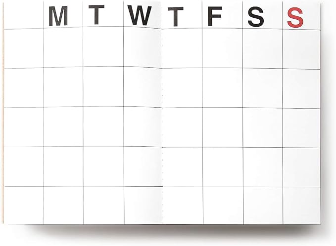 JSTORY Large Monthly Planner Lays Flat Undated Year Round Flexible Cover Goal/Time Organizer Thick Paper Eco Friendly Customizable Stitch Bound A4 16 Months 18 Sheets Pink