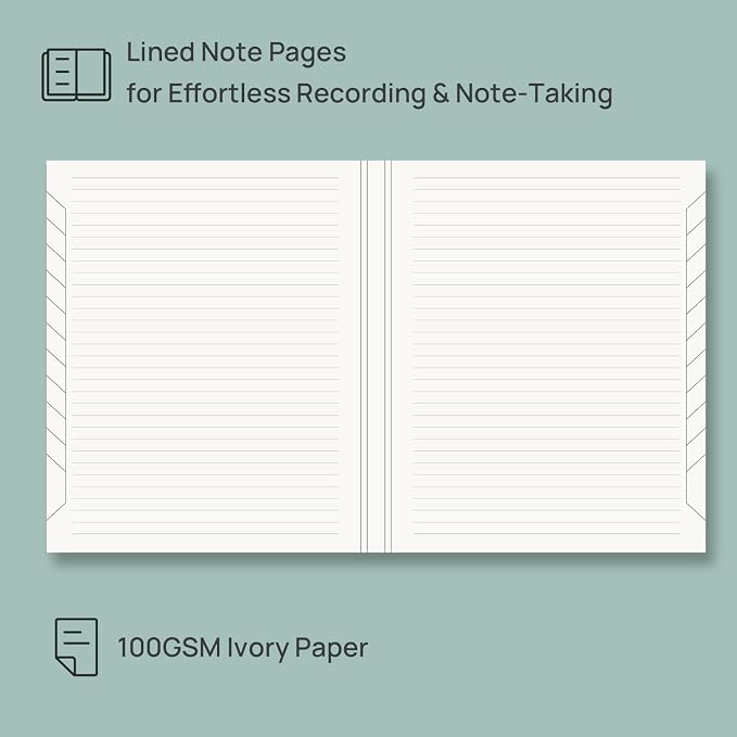 POPRUN Monthly Planner 2026-2027, Large Size-8.5" x 10.5", 18 Month Calendar Book (Jul 2026 - Dec 2027), Academic Calendar Planner with Tabs, Inner Pocket, Hard Cover, 100GSM Paper - Navy Blue