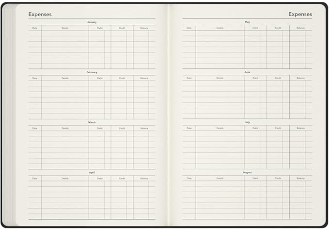Collins - Legacy - 2026 12 Month Calendar Year Planner, Day-To-Page with 1/2 Hourly Appointments Diary, A5 Hard Cover - Blue (CL51.60-26)