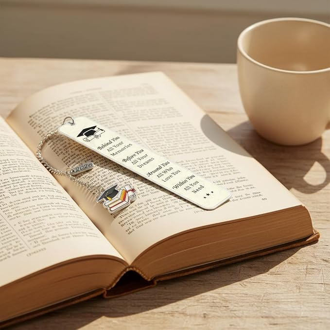 2026 Graduation Gifts for Her Him, Class of 2026 Bookmark, High School Graduation Gifts for Teen Girls Boys, College Graduations Gift for Women Men, Senior Night Masters Degree PhD Graduate Gift Bulk