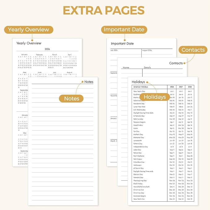 SKYDUE Pocket Calendar 2026-2028, Pocket Monthly Planner Jul 2026 - Dec 2028 for Purse, 6.7" X 3.8" 30-Month Small Planner, Academic Year Calendar, Compact Design with Plastic Sleeve