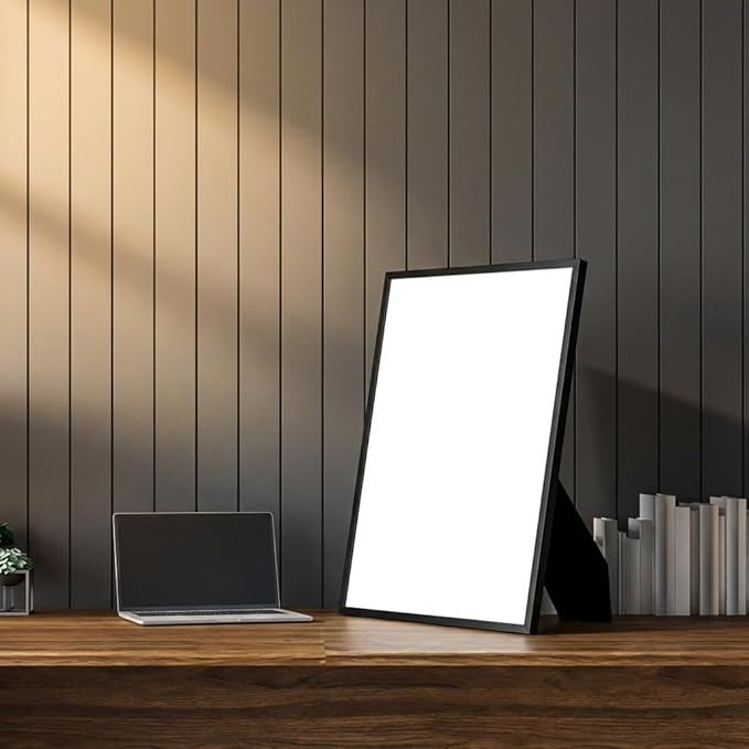 Small Whiteboard 12 x 16 Inch Magnetic Dry Erase Board with Stand & Wall Mount | Rose Gold Aluminum Frame | Desktop Board for Home, Office, Reception, Events | 2 Markers, Eraser & 2 Magnets