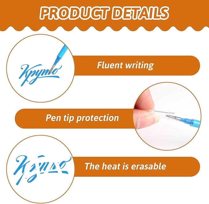 0.7 mm Erasable Gel Ink Pen Refills Compatible with Frixion Friction, Smooth Writing Multicolor Retractable Fine Point Pen Refill for School Office Home Art (4 Colors, 24)
