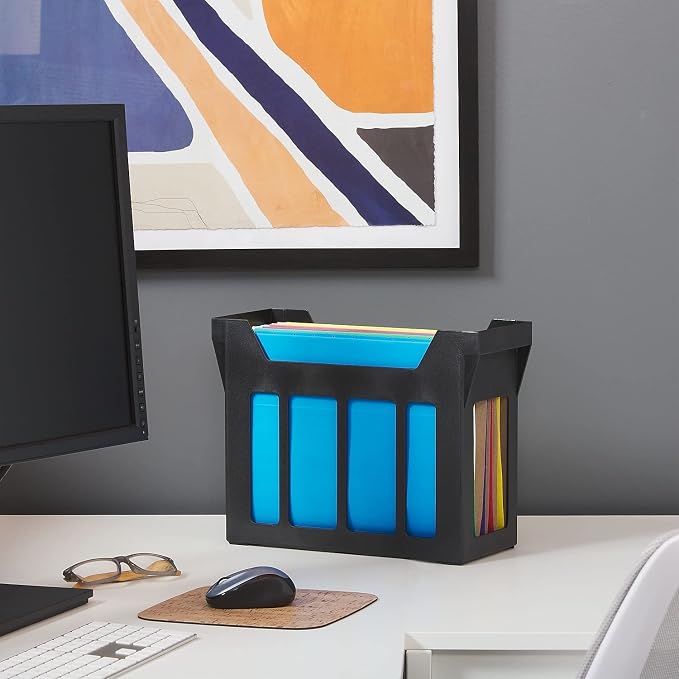 Staples File Caddy with File Folders